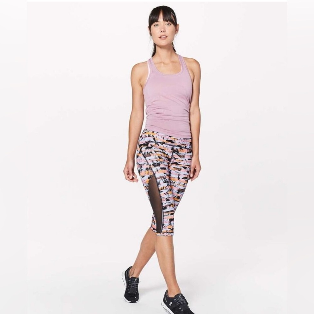 Lululemon Sun Runner Crop Inversion Multi Color C… - image 3
